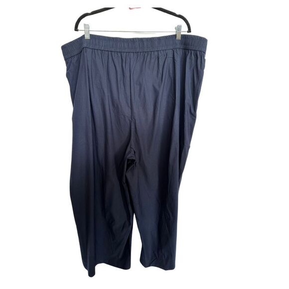 Bloomchic Wide Leg Cropped Pants Navy - Picture 3 of 7